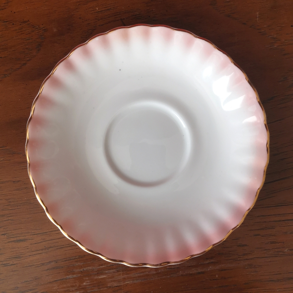 Royal Albert "RAINBOW" Pink White Cup & Saucer - Picture 5 of 7